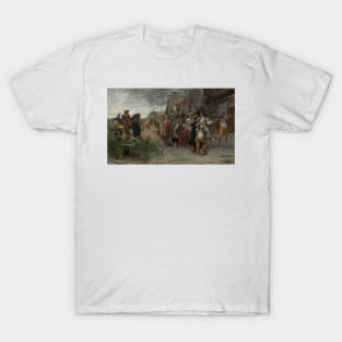 Roll-Call After the Pillage by Jehan Georges Vibert T-Shirt